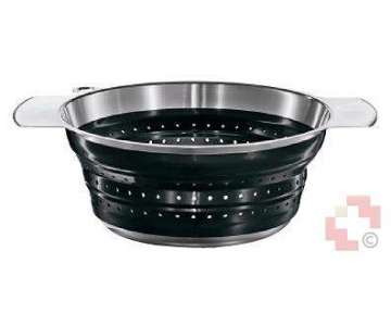 Rsle Seiher faltbar Inox/schwarz