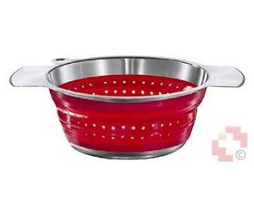 Rsle Seiher faltbar Inox/rot