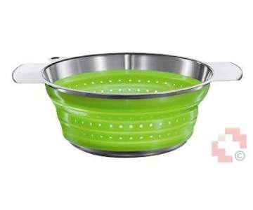 Rsle Seiher faltbar Inox/grn