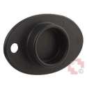 Rsle Restehalter schwarz L12cm