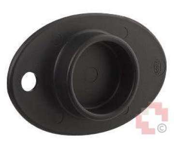 Rsle Restehalter schwarz L12cm
