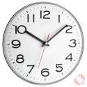 TFA Wanduhr silber 28cm
