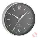 TFA Wanduhr alu/schwarz 19.5cm