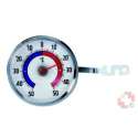 TFA Fensterthermometer rund chrom
