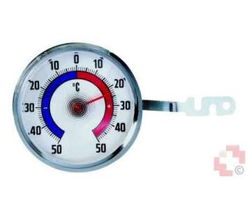 TFA Fensterthermometer rund chrom