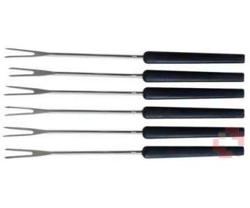 Kisag Fonduegabeln schwarz 6Stck