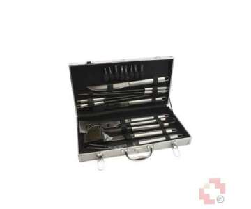 Leopold Grillkoffer 18tlg 48x26.5cm