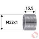 Neoperl Gewinderohr M22x1x15.5mm
