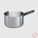 Noser-Inox Stielkasserolle Inox/schwarz