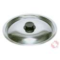Noser-Inox Deckel Inox/schwarz 28cm