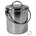Noser-Inox Milchkessel mit Deckel Inox