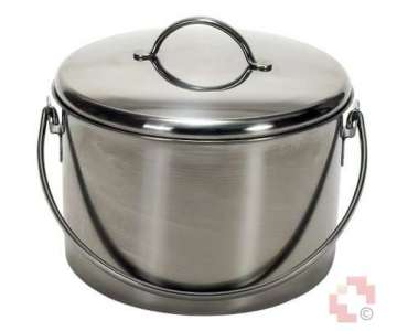 Noser-Inox Komposteimer mit Deckel