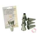 Patisse Spritztllen Set Loch Inox