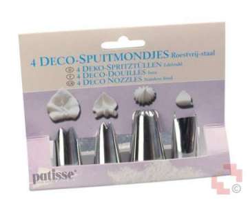Patisse Spritztllen Set Inox 4-teilig