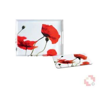 Emsa Tablett Corn Poppies 40x31cm