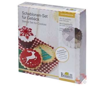 Birkmann Schablonen-Set Merry Christmas