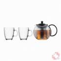 Bodum Teekanne Assam 1L mit 2 Glser