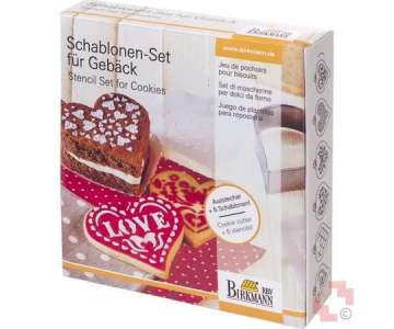 Birkmann Schablonen-Set Herz 7teilig