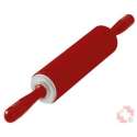 Kaiser Teigroller Silikon rot 25cm