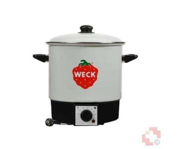 Weck Sterilisiertopf mit Hahn Email