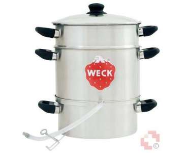 Weck Entsafter Elektro Inox 28cm