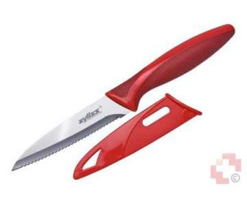 Zyliss Kchenmesser Wellenschliff rot