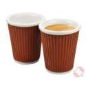 les Artistes Set Kaffeetassen Streifen