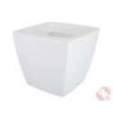 Elho Topf Pure Soft Sqare weiss