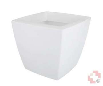 Elho Topf Pure Soft Sqare weiss