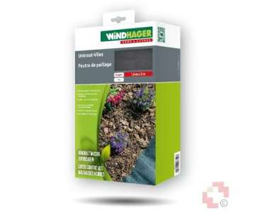Windhager Unkraut-Vlies 5x1.6m schwarz