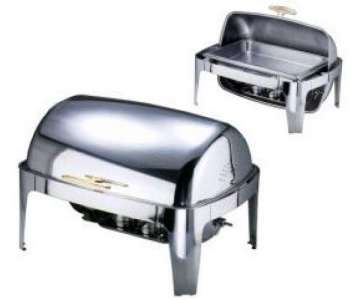 Chafing Dish mit Rolltopdeckel  43x 64cm