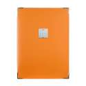 Double Karte orange gelocht