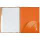 Portfolio Mappe mit 6 Sichthllen und Seitenfach orange