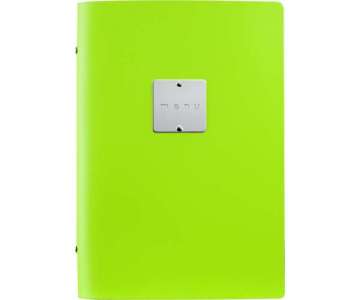 Menkarte A5 Deluxe grn ohne Schild