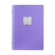 Menkarte A5 violett Metallschild bar