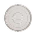 Kunststoffdeckel Rund grau 180mm