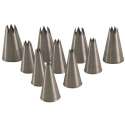 Spritztlle Stern 18mm 2er Set, Edelstahl