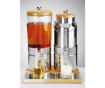 Saft- u. Milchdispenser Top Fresh Mix Wood, ca. 42 x 35cm