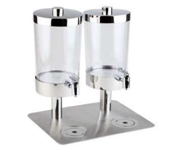 Saftdispenser Sunday Duo, ca.35x45 cm, H 48 cm, 2x6 ltr