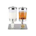 Saft- u. Milchdispenser Duo, ca.35x45 cm, H 48cm, 2x6 lt