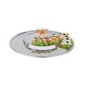 Buffet-Stufen-Tablett, rund  48 cm, H 4.4 cm