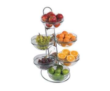 Buffet-Leiter 4-stufig, ca. 39 cm x 31 cm, H 66 cm