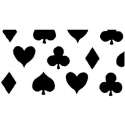 Dekorgitter, Pokermuster, Kunststoff