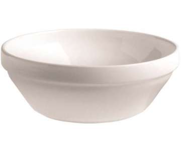 Salatschsselchen, stapelbar, 14 cm, weiss