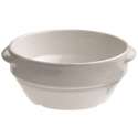 Schssel rund mit Griffen, 13 cm, weiss