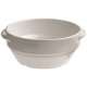 Schssel rund mit Griffen, 13 cm, weiss