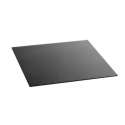 Glasplatte 50x50x0,4cm, schwarz