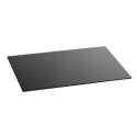Glasplatte 50x34x0,4cm, schwarz
