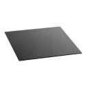 Glasplatte 42x42x0,4cm, schwarz