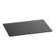Glasplatte 30x18x0,4cm, schwarz